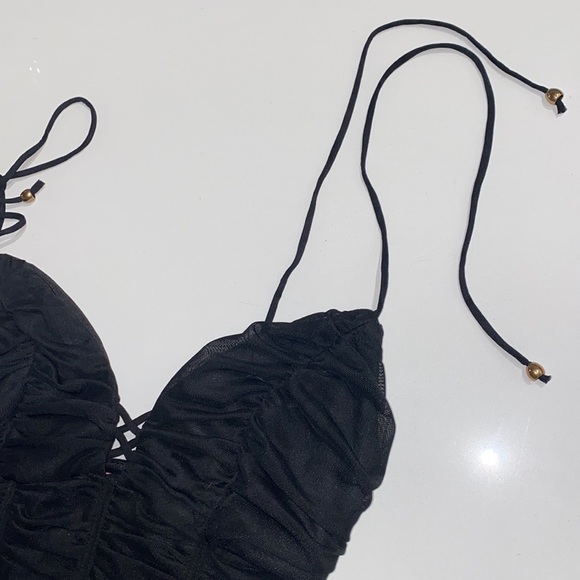 Fiestar Ruched Mini Cocktail Dress - Picture 3 of 7